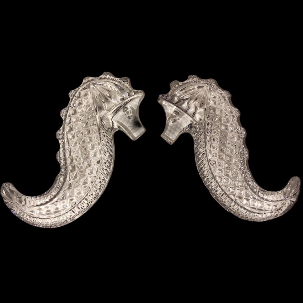Set of Waterford Crystal Seahorse’s
